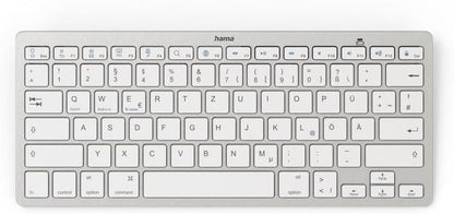 hama KEY4ALL X510 Tastatur kabellos silber