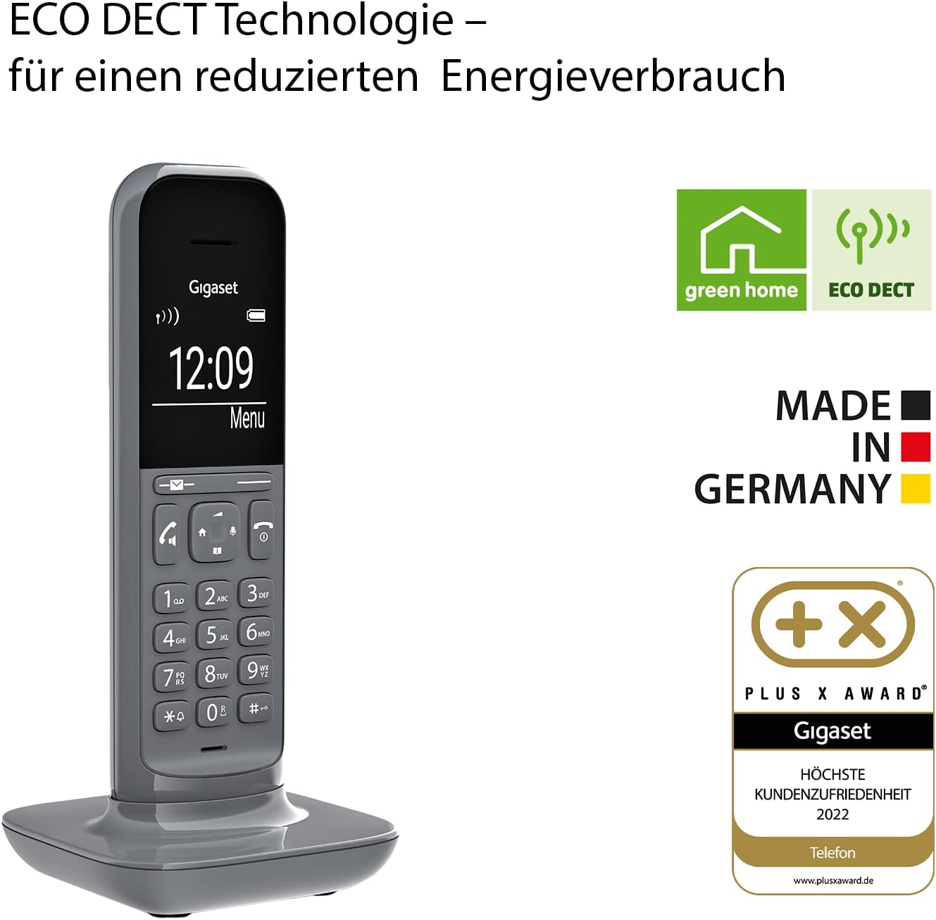 Gigaset CL390A Schnurlostelefon mit Anrufbeantwort