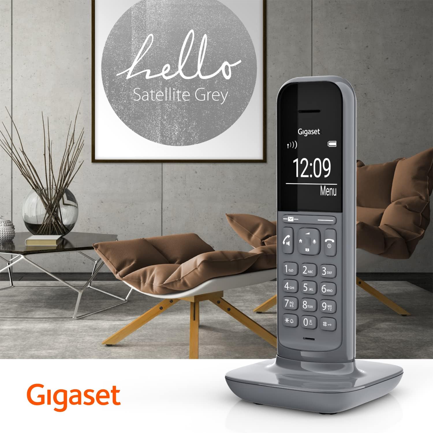 Gigaset CL390A Schnurlostelefon mit Anrufbeantwort