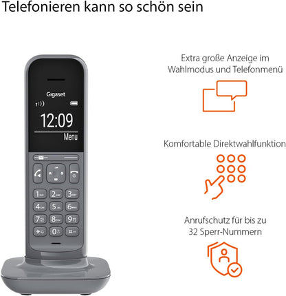 Gigaset CL390A Schnurlostelefon mit Anrufbeantwort