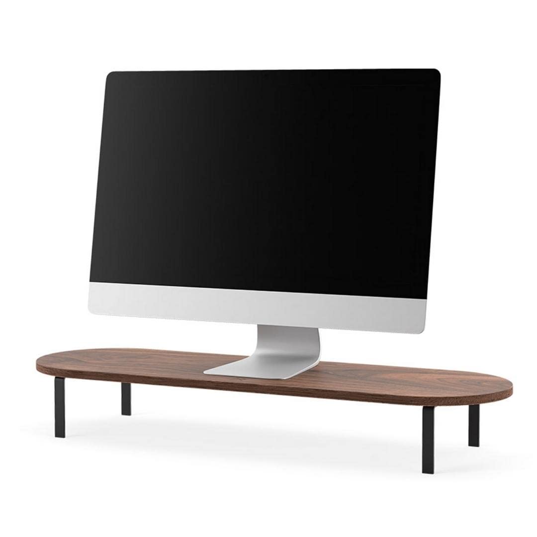 WOODCESSORIES Monitorstander Single Walnuss