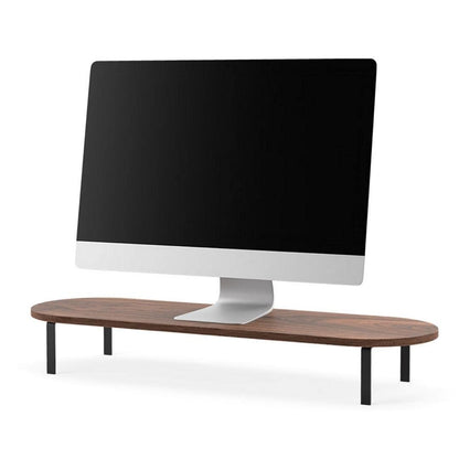 WOODCESSORIES Monitorstander Single Walnuss