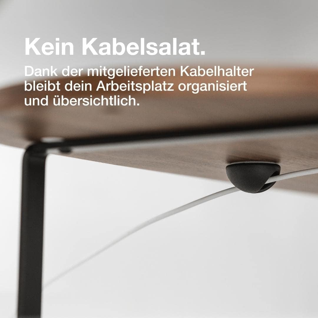 WOODCESSORIES Monitorstander Single Walnuss