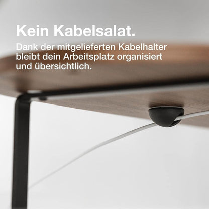 WOODCESSORIES Monitorstander Single Walnuss