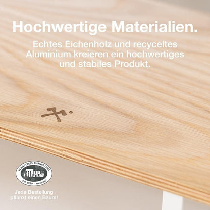 WOODCESSORIES Monitorstander Single Eiche