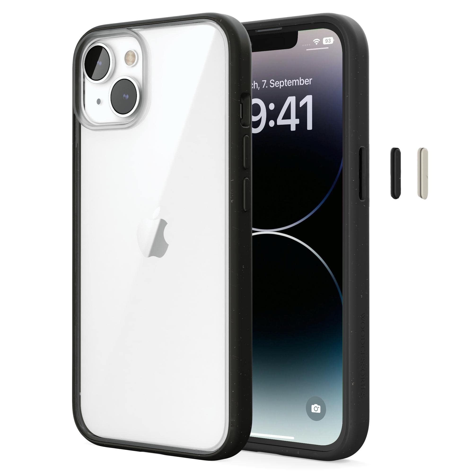 WOODCESSORIES Clear Case Handy-Cover fur Apple iPh