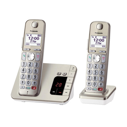 Panasonic KX-TGE262GN Schnurloses Telefon-Set mit
