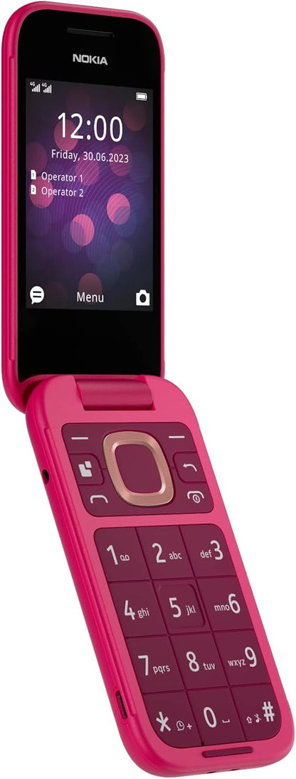 NOKIA 2660 Flip GroBtasten-Handy pink