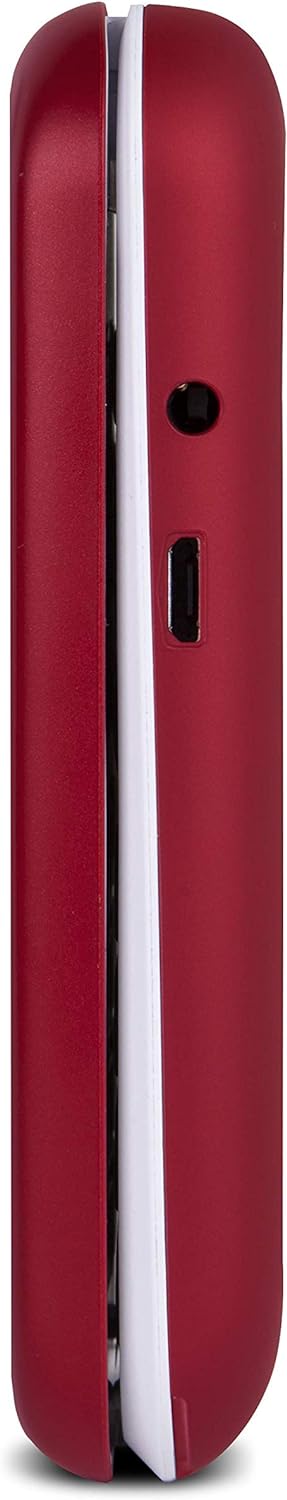 doro 6040 GroBtasten-Handy rot-weiB