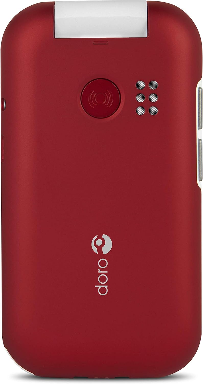 doro 6040 GroBtasten-Handy rot-weiB