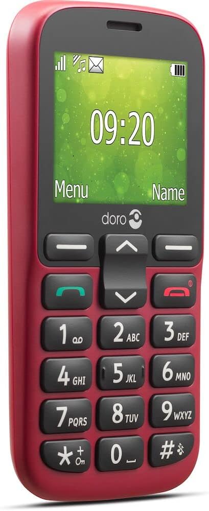 doro 1380 GroBtasten-Handy rot