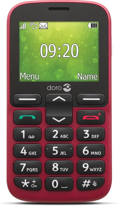 doro 1380 GroBtasten-Handy rot