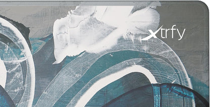 Xtrfy GP4 - Big gaming mouse pad - Effortless Gliding with Perfect Mouse Control - Stitched Edges and Non-Slip for Gamer - Machine Washable - Street Blue Edition, Rectangle 460 x 400 x 4 mm