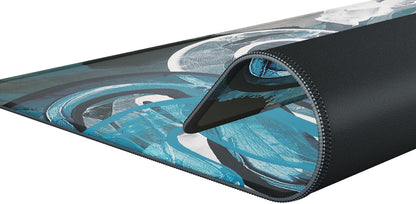 Xtrfy GP4 - Big gaming mouse pad - Effortless Gliding with Perfect Mouse Control - Stitched Edges and Non-Slip for Gamer - Machine Washable - Street Blue Edition, Rectangle 460 x 400 x 4 mm