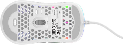 CHERRY XTRFY M42 Gaming Maus kabelgebunden weiB