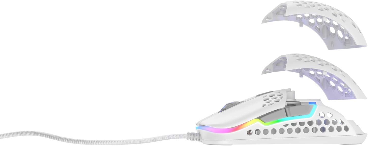 CHERRY XTRFY M42 Gaming Maus kabelgebunden weiB