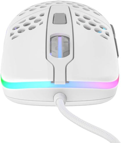 CHERRY XTRFY M42 Gaming Maus kabelgebunden weiB