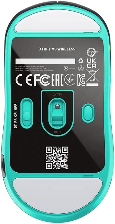 CHERRY XTRFY M8 Gaming-Maus kabellos schwarz