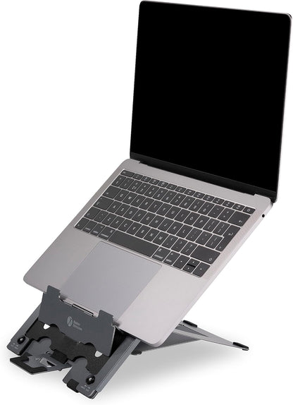 BakkerElkhuizen Integrated Ultrastand Universal Featuring 6 Height Adjustments - Attaches directly to your laptop - Easily removeable without leaving any residue