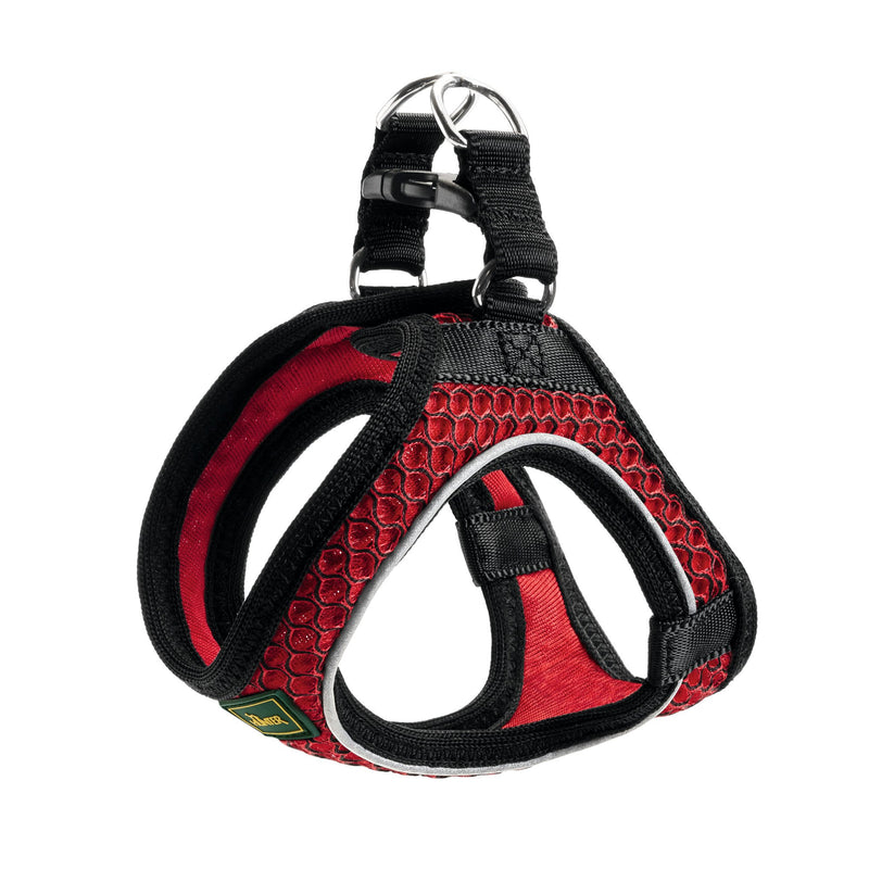 HUNTER Hilo Comfort Harness for Small Dogs, with mesh Material and Reflective Elements,red,S red Small