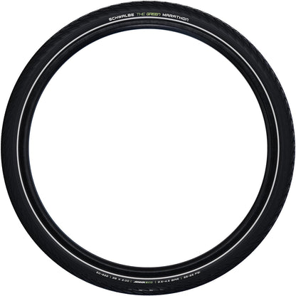 Schwalbe Marathon Vert Pneu Unisex-Adult, Noir/réfléchissant, 55-622 (28x2.15