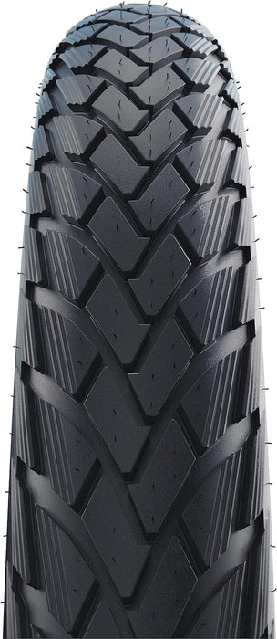 Schwalbe Marathon Vert Pneu Unisex-Adult, Noir/réfléchissant, 55-622 (28x2.15
