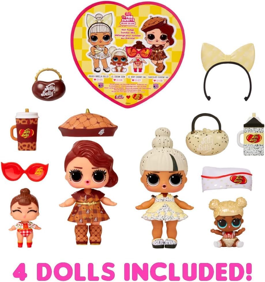 LOL Surprise Loves Mini Sweets Deluxe Series 2 - JELLY BELLY - Limited Edition Candy-Themed Collectable Dolls with Water Surprise and Fun Accessories - For Collectors and Kids Ages 4+