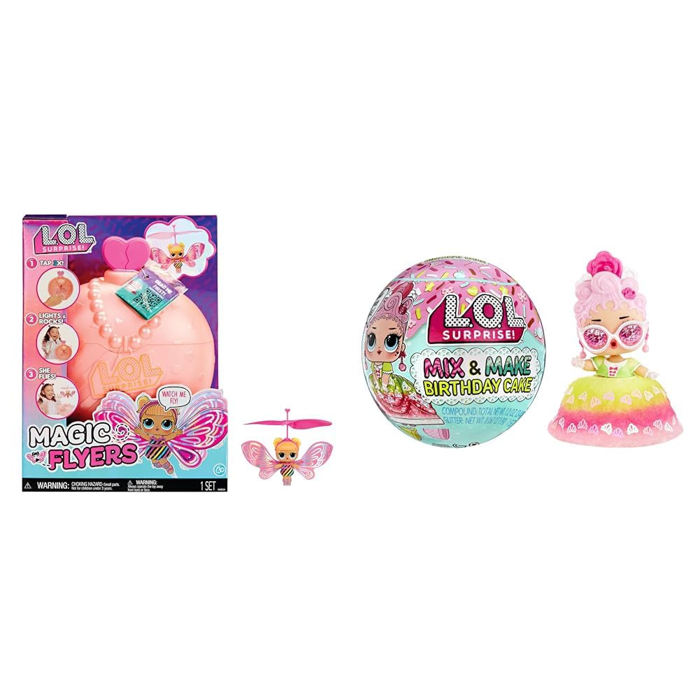 L.O.L. Surprise Magic Flyers - Flutter Star - Hand Guided Flying Doll - Collectible Doll with Touch Bottle Unboxing - Great for Girls Ages 6+