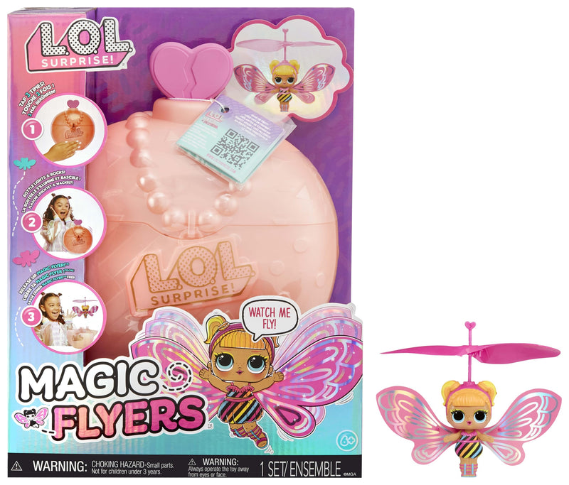 L.O.L. Surprise Magic Flyers - Flutter Star - Hand Guided Flying Doll - Collectible Doll with Touch Bottle Unboxing - Great for Girls Ages 6+