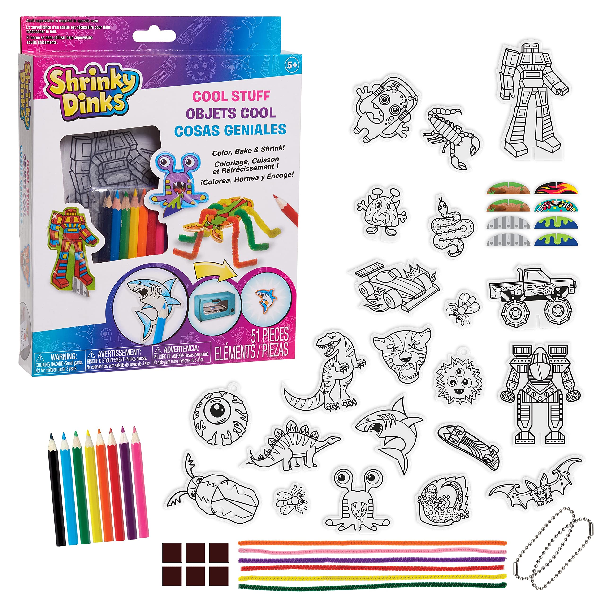 Just Play Shrinky Dinks Create & Wear Cool Stuff