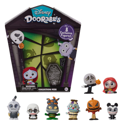 Just Play Disney Doorables NEW Tim Burton’s The Nightmare Before Christmas Collector Pack, Collectible Blind Bag Figures, Kids Toys for Ages 5 Up