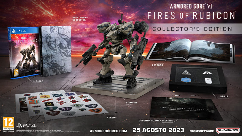 Armored Core VI: Fires of Rubicon CLT ED. PS4 PlayStation 4 COLLECTOR'S EDITION