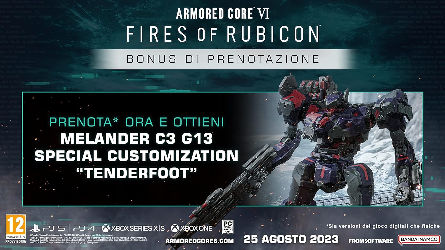 Armored Core VI: Fires of Rubicon CLT ED. XSX-X1 XSX-X1 COLLECTOR'S EDITION