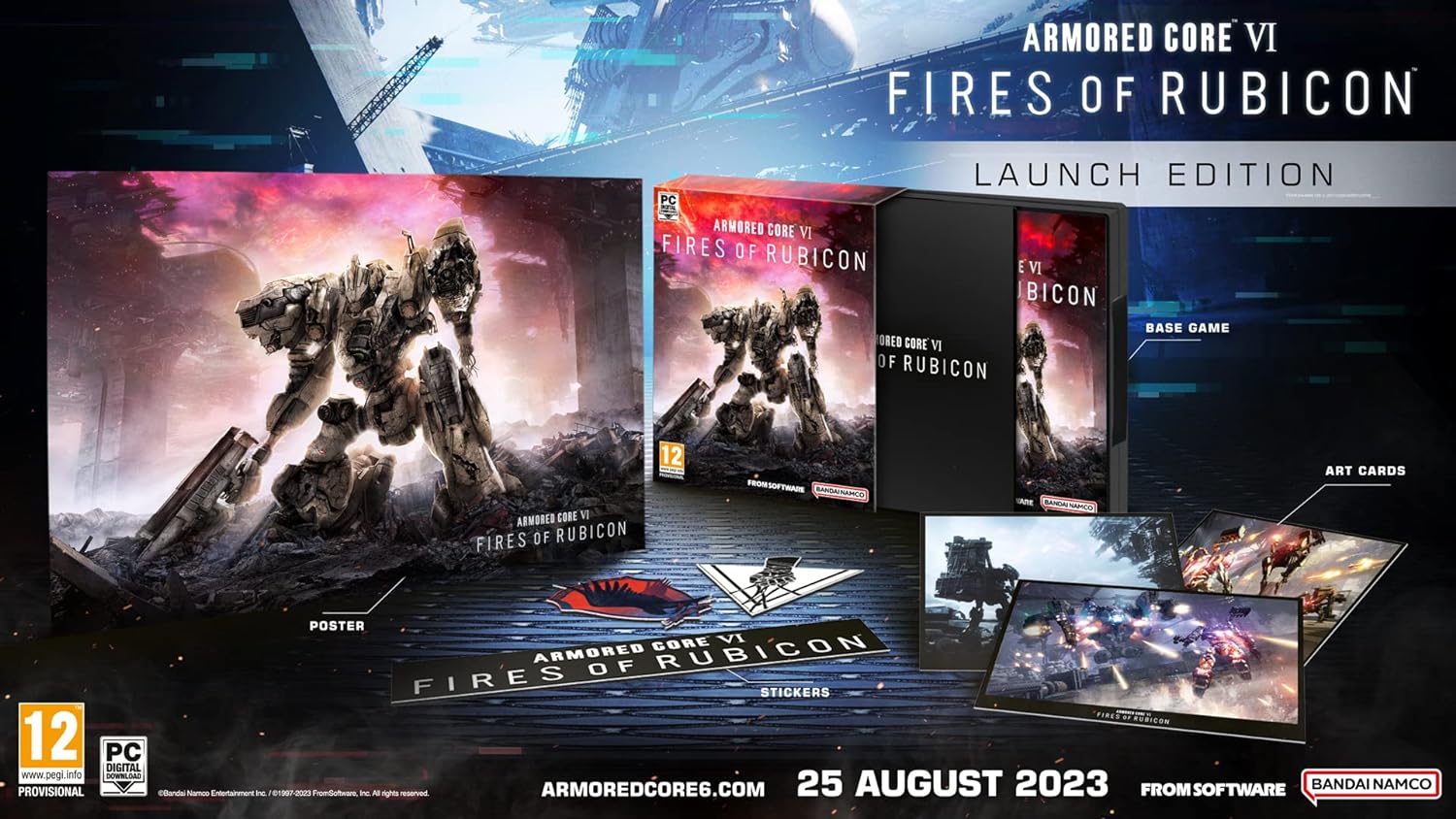 Armored Core VI Fires of Rubicon Launch Edition (PC Code in Box)