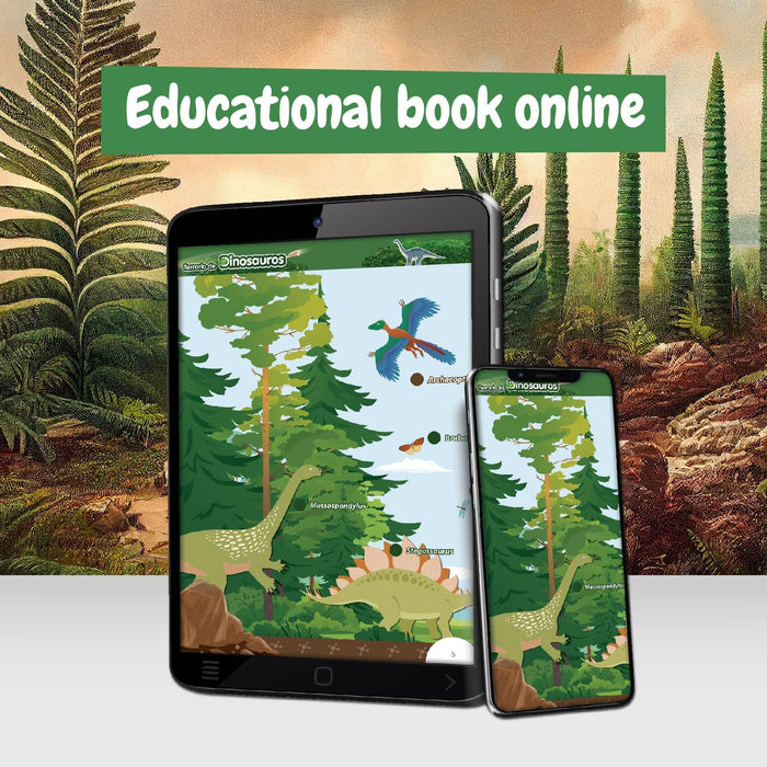 Science4you Dinosaur Terrarium Kit - Make Your Own Terrarium, Glow in the Dark Dinosaurs for Kids, 21 Jurassic Stickers, Toys and Games for Kids 6+ year olds, Gifts for Boys and Girls 6+ year olds