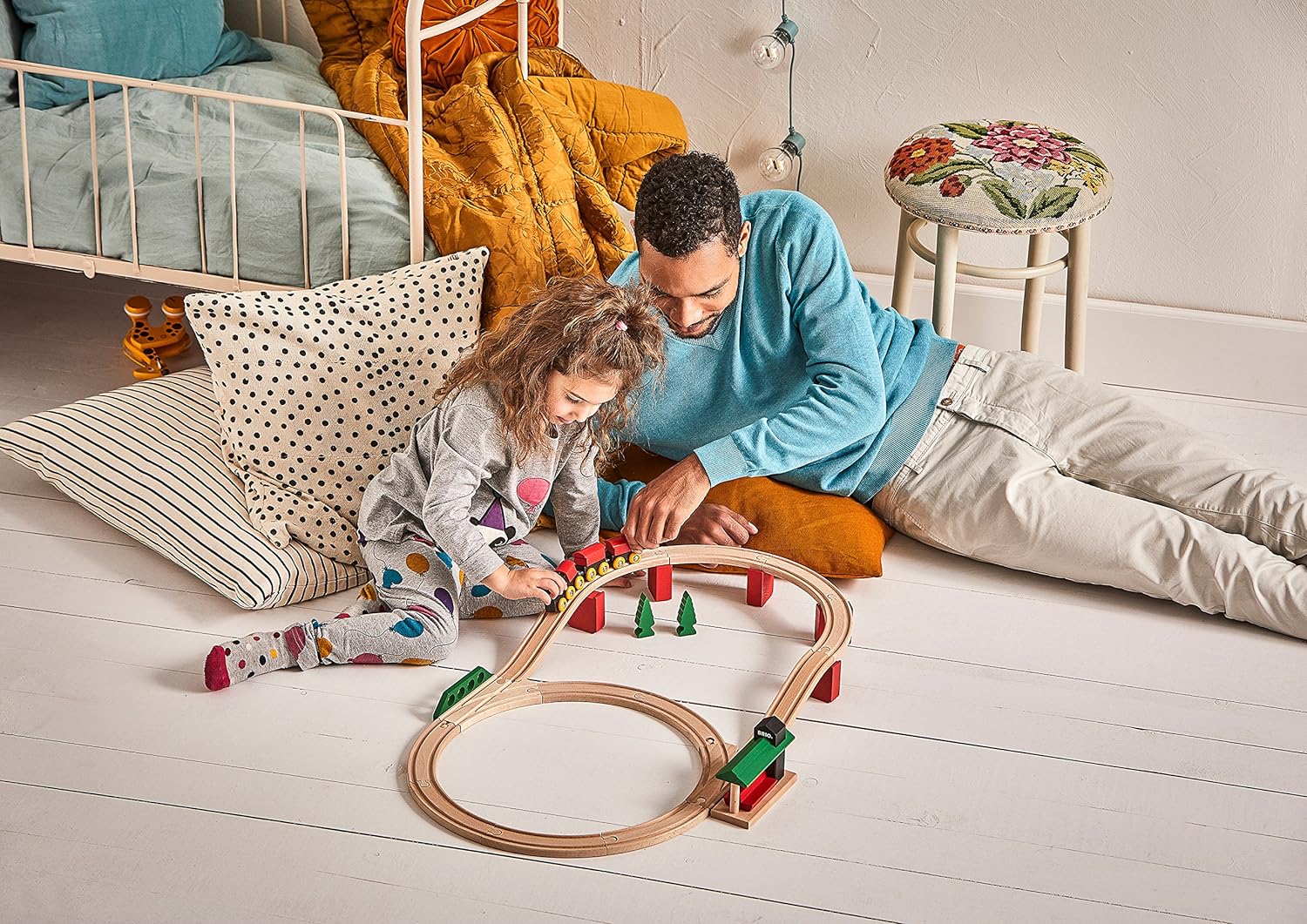 BRIO Classic Deluxe Train Set Toddler Toys for Kids 2 Years Up - Compatible with all BRIO Railway Sets & Accessories