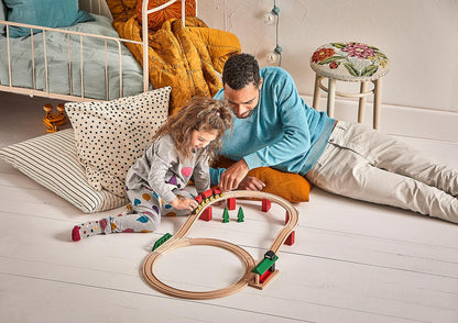 BRIO Classic Deluxe Train Set Toddler Toys for Kids 2 Years Up - Compatible with all BRIO Railway Sets & Accessories