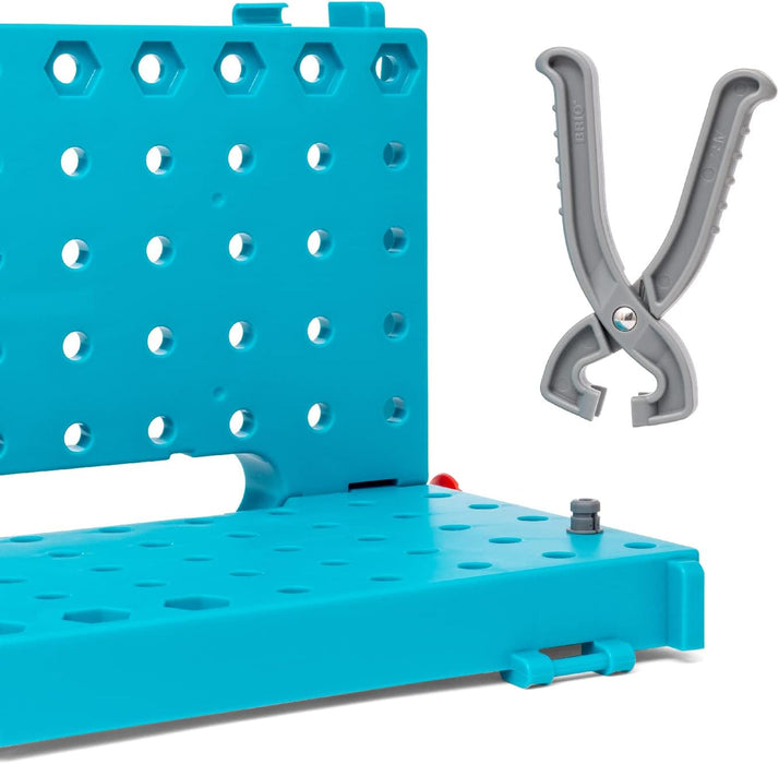 BRIO Builder Work Bench - Construction, Building, Learning and Educational Toys for Kids Age 3 Years Up