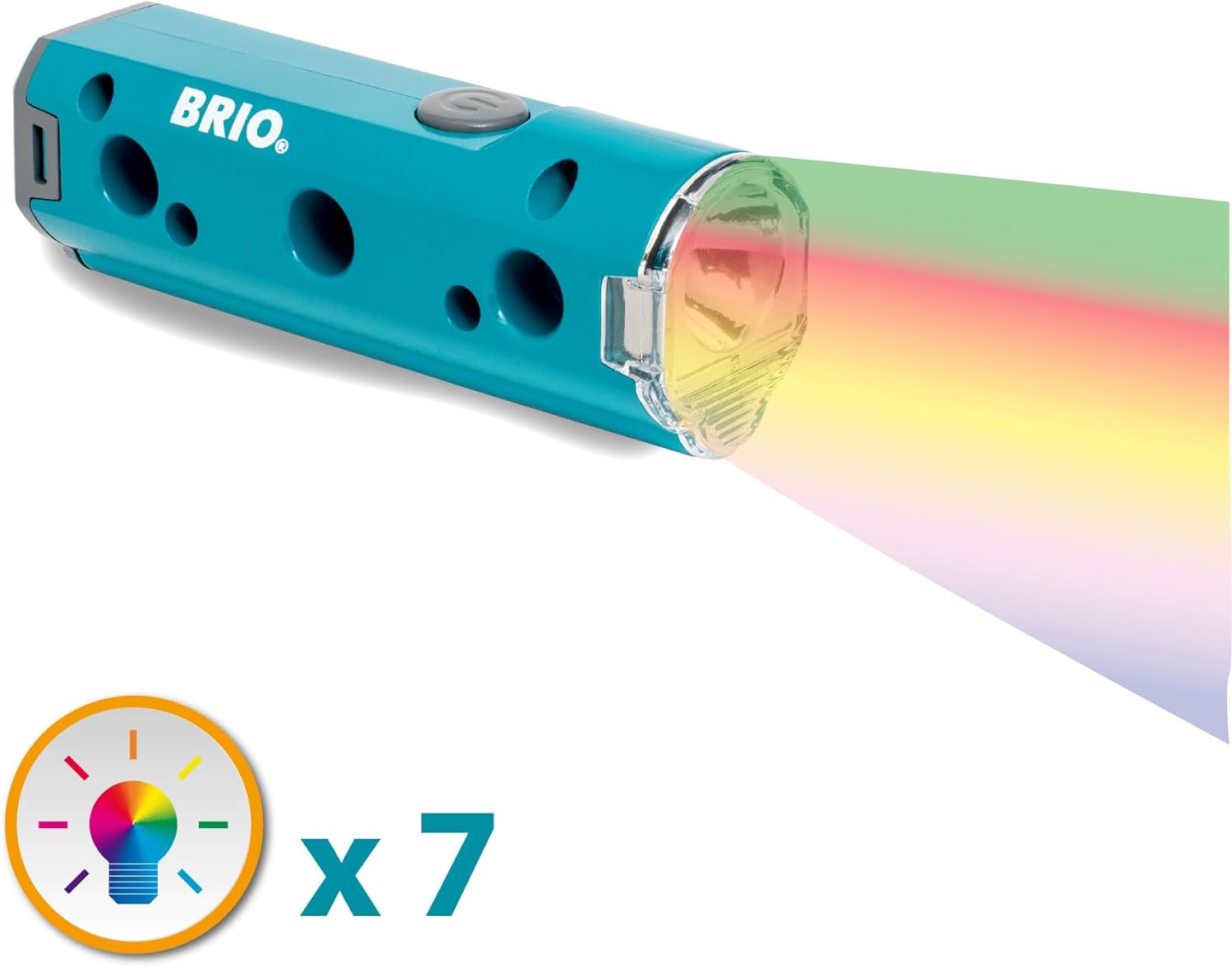 BRIO Builder Flashlight Torch - Building and Construction Toys for Kids Age 3 Years Up - Pretend Play