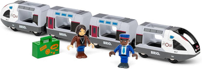 BRIO World TGV inOui French Toy Train and Carriages for Kids Age 3 Years Up - Wooden Railway Accessories