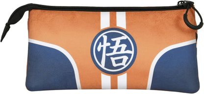 Dragon Ball Kamehameha-FAN Dreifach Federmäppchen 2.0, Orange
