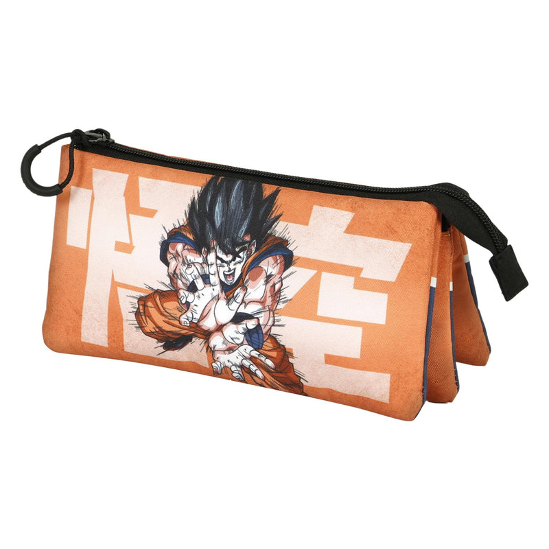 Dragon Ball Kamehameha-FAN Dreifach Federmäppchen 2.0, Orange