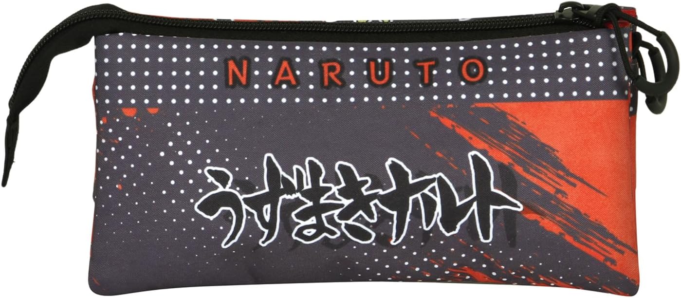 Naruto Hachimaki-FAN Dreifach Federmäppchen 2.0, Orange