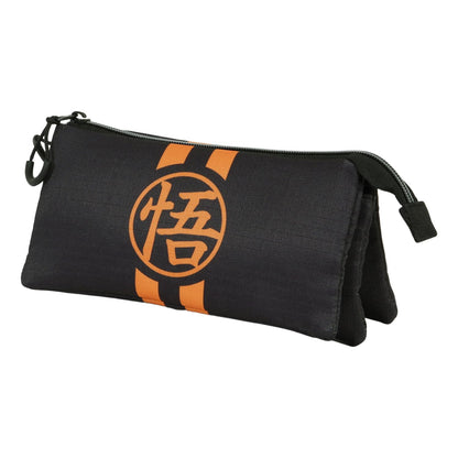 Dragon Ball Lining Ball Triple Eco Pencil Case, Black, Black, Taille unique, Triple ECO Lining Ball Pencil Case