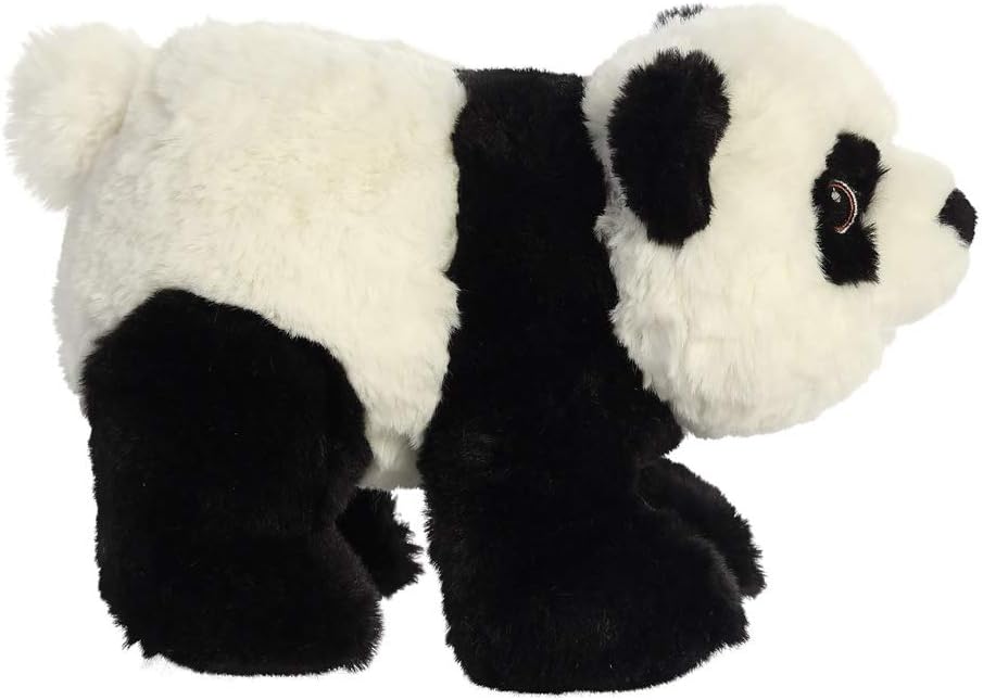 Aurora, 35012, Eco Nation, Panda, 9In, Soft Toy, Black & White