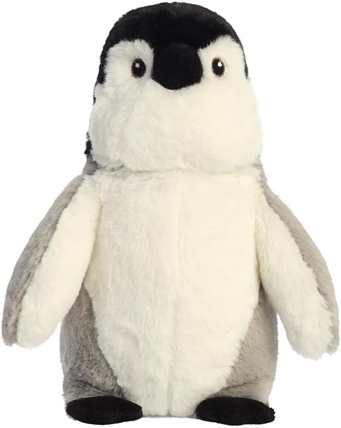 AURORA, 35015, Eco Nation, Penguin, 9.5In, Soft Toy, (Grey/White/Black)