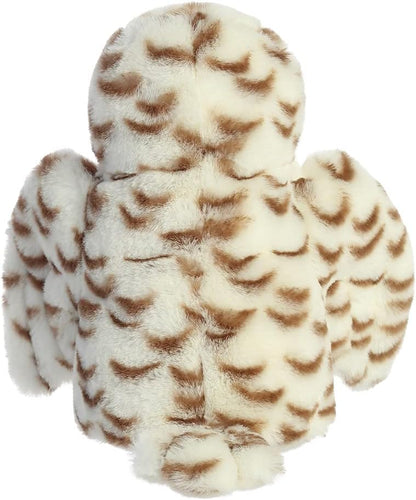 AURORA, 35029, Eco Nation Snowy Owl, 8In, Soft Toy, White