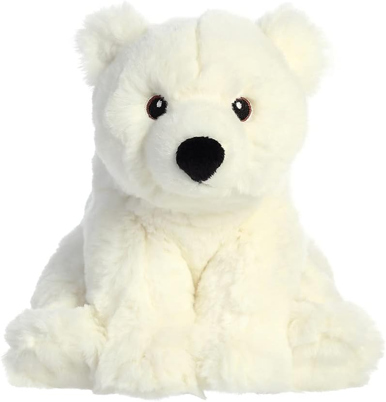 AURORA, 35030, Eco Nation Polar Bear, 9.5In, Soft Toy, White