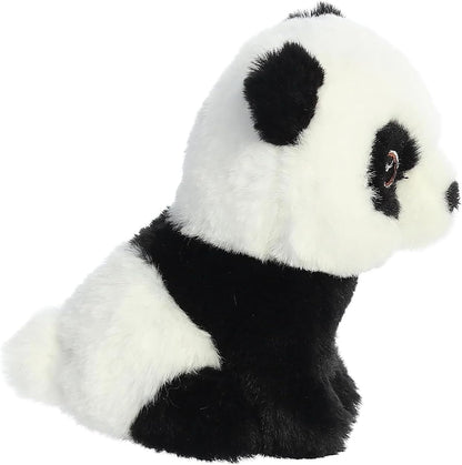 AURORA, 35070, Eco Nation Mini Panda, 5In, Soft Toy, Black & White