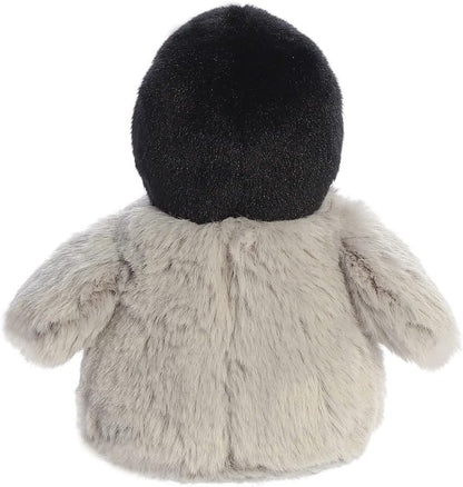 Aurora, 35083, Eco Nation Mini pingüino, 13cm, Peluche ecológico, Gris